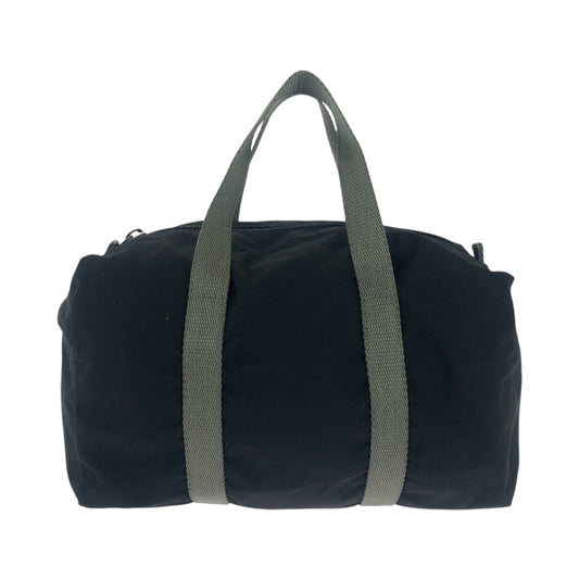 PRADA Boston Duffel bag Nylon Black Gray SilverMetal Boston Duffel bag Handbag Test PRADA Sports Women Used Authentic