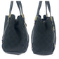 GUCCI Tote Bag 130736 GG canvas Black GoldMetal Tote Bag Shoulder Bag Women Used Authentic