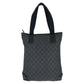 GUCCI Tote Bag 28892 GG canvas, leather Black black Tote Bag Shoulder Bag Women Used Authentic