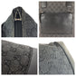 GUCCI Tote Bag 28892 GG canvas, leather Black black Tote Bag Shoulder Bag Women Used Authentic