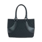GUCCI Tote Bag 113011 GG canvas, leather Black SilverMetal Tote Bag Shoulder Bag Women Used Authentic