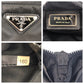 PRADA Shoulder Bag Nylon Black SilverMetal Shoulder Bag Messenger bag Test Triangle With logo Women Used Authentic