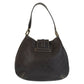 GUCCI Shoulder Bag 233608 leather Brown Gold Metal Guccisima Women Used Authentic