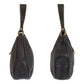 GUCCI Shoulder Bag 233608 leather Brown Gold Metal Guccisima Women Used Authentic