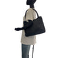 PRADA Tote Bag Nylon, Plastic Black SilverMetal Tote Bag Shoulder Bag Test Triangle With logo Women Used Authentic