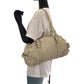 PRADA Handbag leather White SilverMetal Handbag Shoulder Bag Women Used Authentic