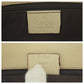 GUCCI Tote Bag 120840 GG canvas Brown Ivory Gold Metal Tote Bag Shoulder Bag Women Used Authentic