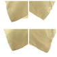 PRADA Shoulder Bag BT0175 Nylon Beige SilverMetal Shoulder Bag pochette Test Triangle With logo Women Used Authentic