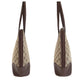 GUCCI Tote Bag 002 1122 GG canvas, leather Brown Gold Metal Tote Bag Shoulder Bag Unisex Women Used Authentic