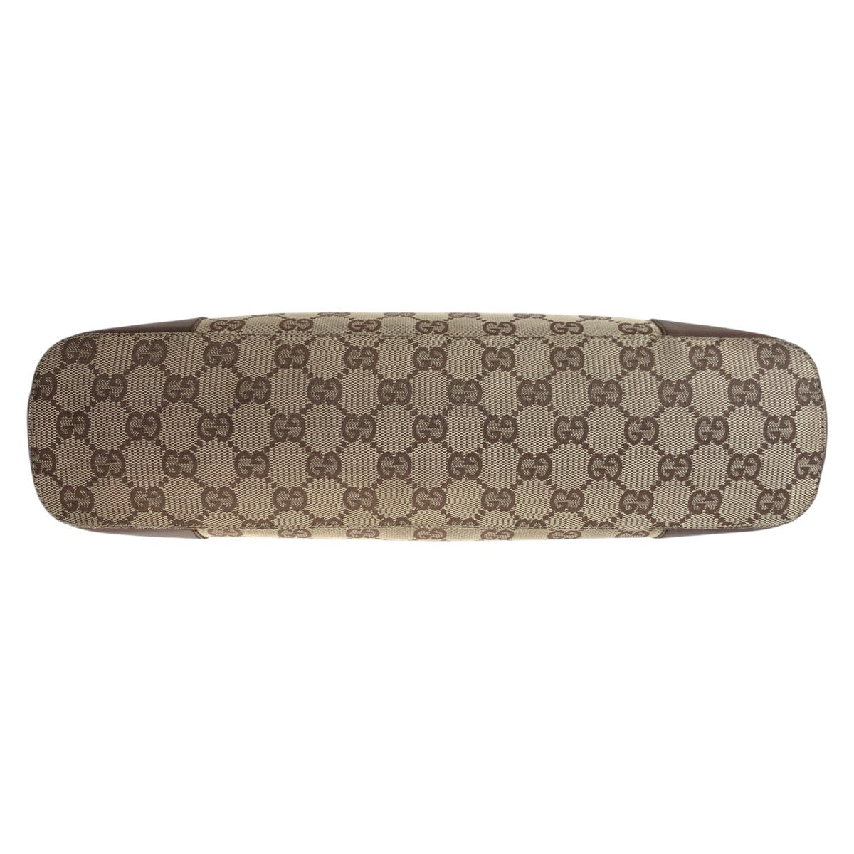 GUCCI Tote Bag 002 1122 GG canvas, leather Brown Gold Metal Tote Bag Shoulder Bag Unisex Women Used Authentic