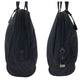 PRADA Tote Bag Nylon Black SilverMetal Tote Bag Shoulder Bag Test Triangle With logo Women Used Authentic