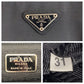 PRADA Tote Bag Nylon black Tote Bag handbag Test Triangle With logo Women Used Authentic