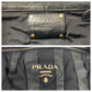 PRADA Handbag BL0538 Nylon, Leather Black SilverMetal Handbag Tote Bag Shoulder Bag Test crimson Women Used Authentic