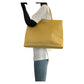 PRADA Tote Bag Nylon Yellow SilverMetal Tote Bag Shoulder Bag Test Triangle With logo Women Used Authentic