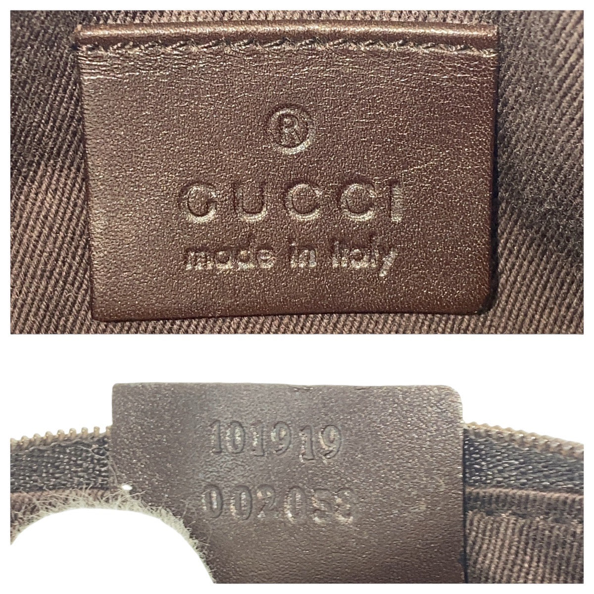 GUCCI Tote Bag 101919 GG canvas, leather Brown Tote Bag Shoulder Bag Women Used Authentic
