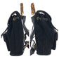 GUCCI Backpack 003 1705 Suede, Leather Black GoldMetal Backpack bag pack Bamboo Women Used Authentic