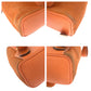 GUCCI Backpack 003 3444 0030 Suede Orange Brown Gold Metal Backpack Backpack Bamboo Women Used Authentic