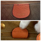 GUCCI Backpack 003 3444 0030 Suede Orange Brown Gold Metal Backpack Backpack Bamboo Women Used Authentic