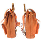 GUCCI Backpack 003 3444 0030 Suede Orange Brown Gold Metal Backpack Backpack Bamboo Women Used Authentic