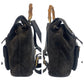 GUCCI Backpack 003 1705 0030 Suede, Leather Black GoldMetal Backpack bag pack Bamboo Women Used Authentic