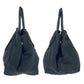 PRADA Tote Bag Nylon, Leather Black Pink Gold Metal Tote Bag handbag Test ribbon Women Used Authentic