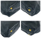 PRADA Tote Bag Nylon, Leather Black Pink Gold Metal Tote Bag handbag Test ribbon Women Used Authentic