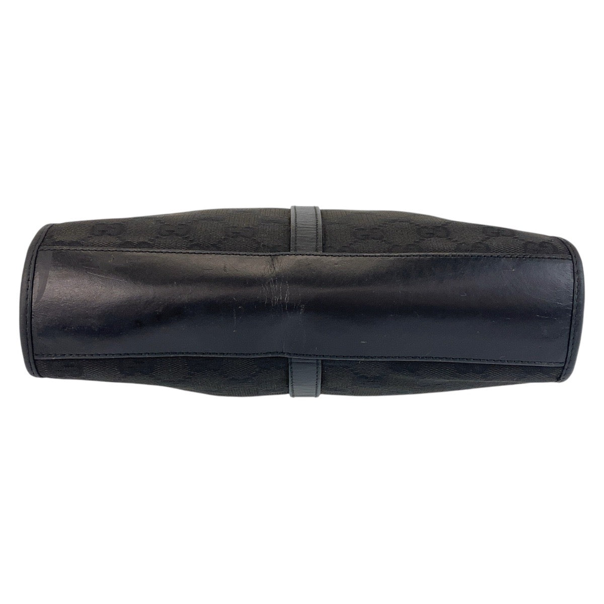 GUCCI Handbag 002 1065 GG canvas, leather Black black Handbag Tote Bag Jackie Women Used Authentic