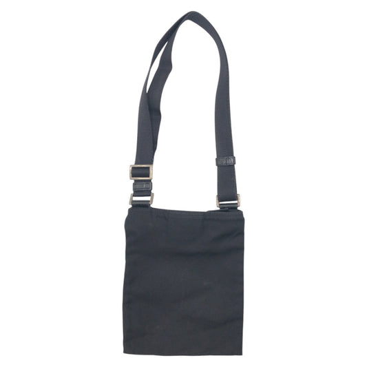PRADA Shoulder Bag Nylon Black black Shoulder bag unisex Test Triangular logo mens Used Authentic