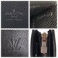 LOUIS VUITTON Business bag M30052 leather Ardoise Black SilverMetal Business bag briefcase Taiga Porto Documan Rozan mens Used Authentic