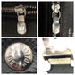 LOUIS VUITTON Clutch bag M30782 leather black Clutch bag business bag Taiga ardwards Selenga mens Used Authentic