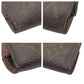 LOUIS VUITTON Tri-fold wallet M62472 PVC Brown Tri-fold wallet Compact wallet Monogram Portefeuille Victorine Women Used Authentic