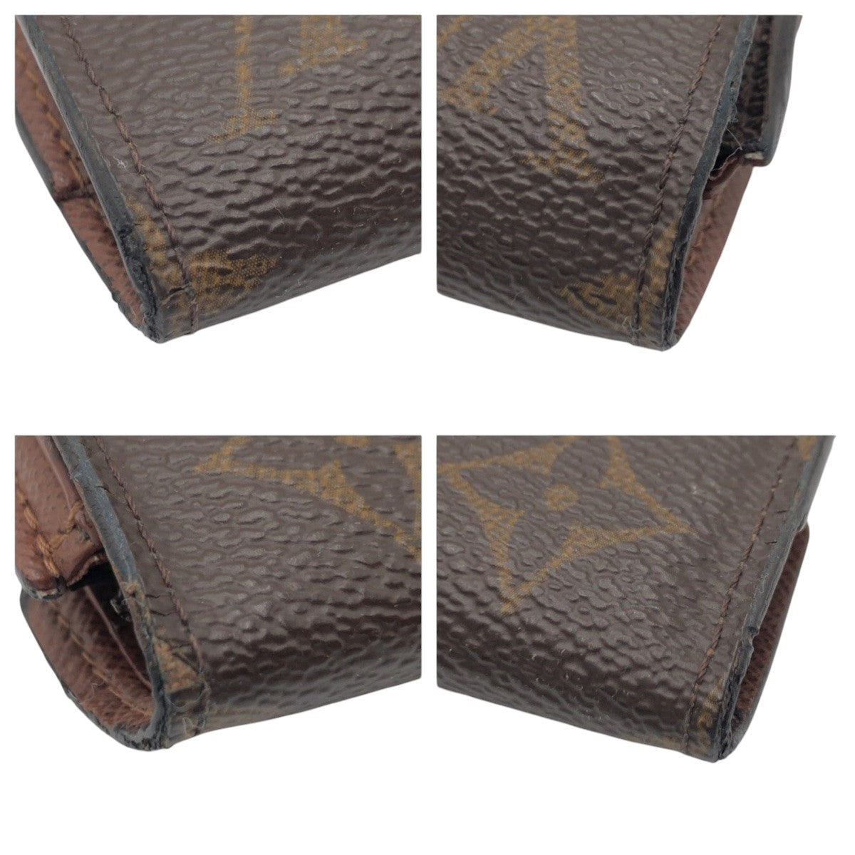 LOUIS VUITTON Tri-fold wallet M62472 PVC Brown Tri-fold wallet Compact wallet Monogram Portefeuille Victorine Women Used Authentic