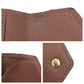 LOUIS VUITTON Tri-fold wallet M62472 PVC Brown Tri-fold wallet Compact wallet Monogram Portefeuille Victorine Women Used Authentic