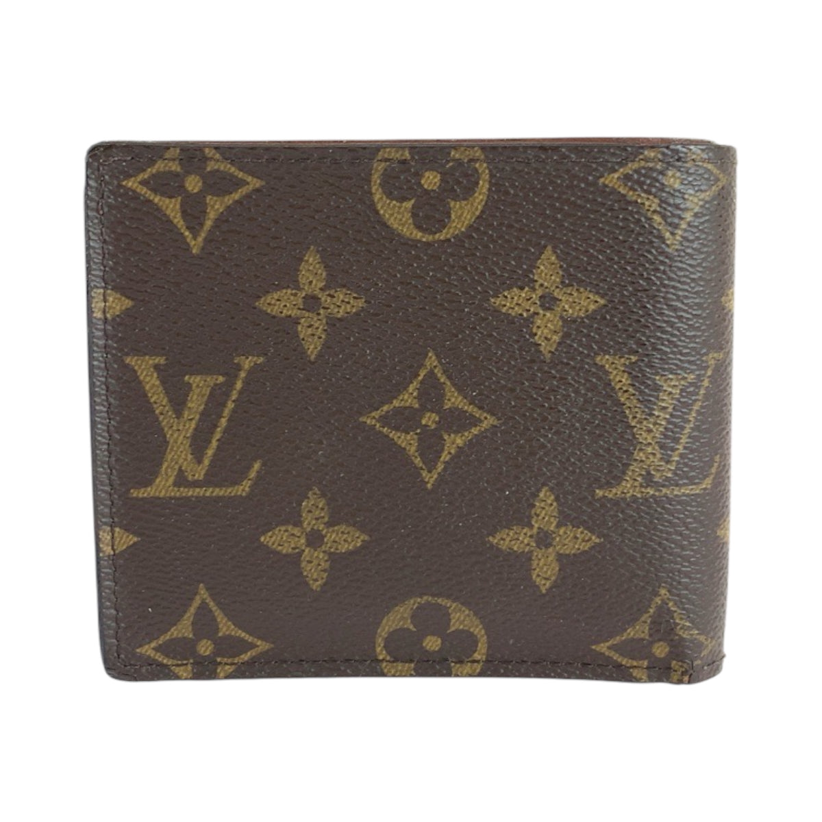 LOUIS VUITTON Bifold Wallet M61675 PVC Brown Folding wallet Compact wallet Monogram Portefeuille Marco mens Used Authentic
