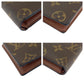LOUIS VUITTON Bifold Wallet M61675 PVC Brown Folding wallet Compact wallet Monogram Portefeuille Marco mens Used Authentic