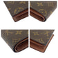 LOUIS VUITTON Bifold Wallet M61675 PVC Brown Folding wallet Compact wallet Monogram Portefeuille Marco mens Used Authentic