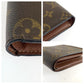 LOUIS VUITTON Bifold Wallet M61675 PVC Brown Folding wallet Compact wallet Monogram Portefeuille Marco mens Used Authentic