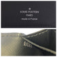 LOUIS VUITTON Long Wallet Purse M30179 leather Black SilverMetal Long Wallet Purse Taiga Portefeuille Braza mens Used Authentic