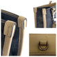 GUCCI Shoulder Bag 630355 Nylon Gray Beige SilverMetal Tote Bag Shoulder Bag 2way Off the grid Women Used Authentic