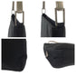 PRADA Shoulder Bag Nylon Black Silver Metal Hobo One Shoulder Bag with Plastic Handle Test Triangle With logo Women Used Authentic