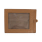 PRADA Long Wallet Purse leather Brown Camel Gold Metal Long Wallet Purse Long wallet unisex Safiano Women Used Authentic