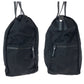 PRADA Tote Bag Nylon Black SilverMetal Tote Bag Shoulder Bag Test Triangle With logo Women Used Authentic