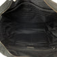 PRADA Tote Bag Nylon Black SilverMetal Tote Bag Shoulder Bag Test Triangle With logo Women Used Authentic