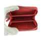CHANEL Coin case lambskin Red Compact wallet Coin case Fragment case Matrasse COCO Mark Women Used Authentic