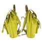 GUCCI Backpack 003 2034 0030 leather Yellow Brown SilverMetal Backpack Backpack Bamboo Women Used Authentic