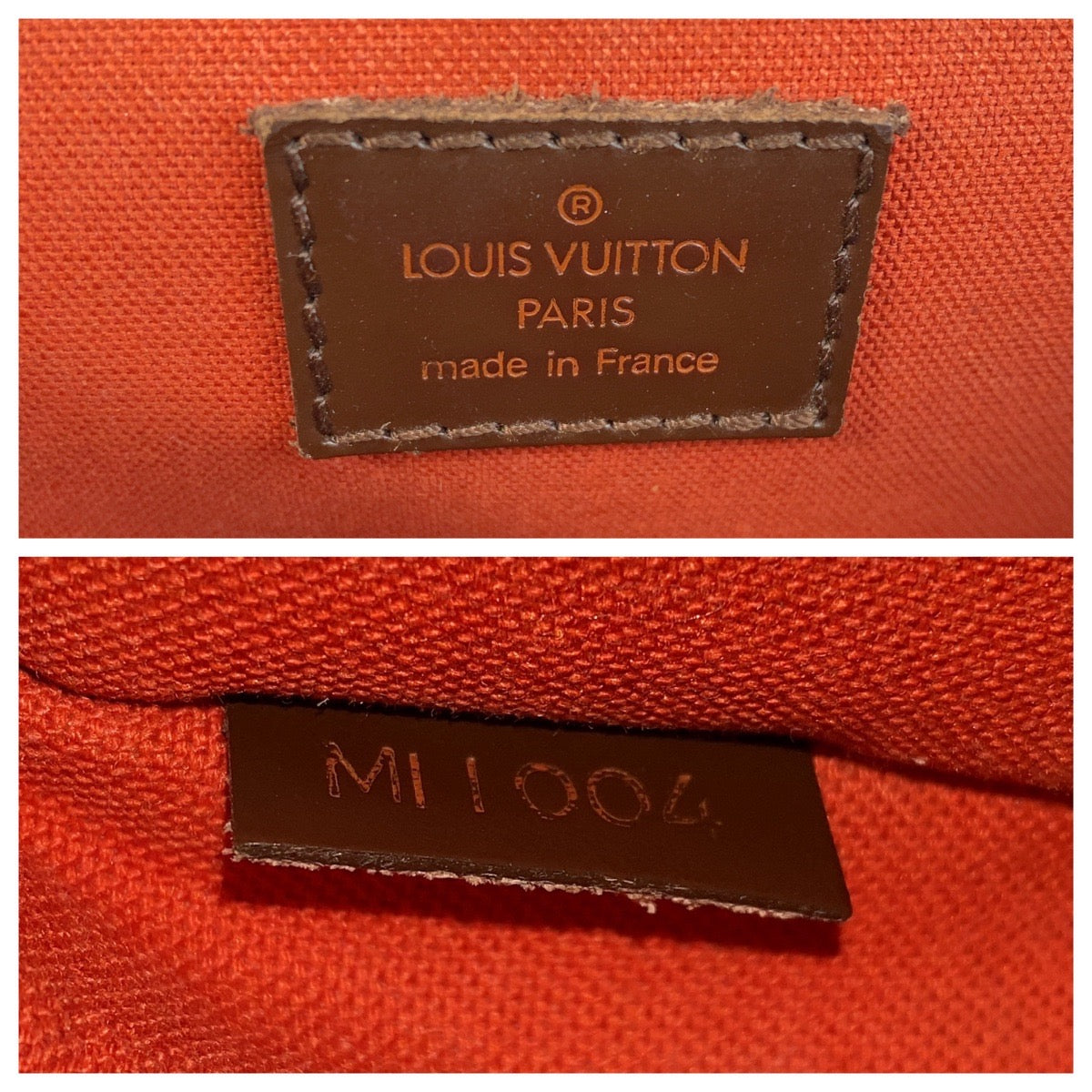 LOUIS VUITTON Shoulder Bag N41442 PVC Brown Gold Metal Shoulder Bag pochette Damier Olaf Women Used Authentic