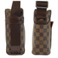 LOUIS VUITTON Shoulder Bag N41442 PVC Brown Gold Metal Shoulder Bag pochette Damier Olaf Women Used Authentic