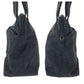 GUCCI Tote Bag 001 3705 Nylon, Leather Black Silver Metal Tote Bag Handbag Shoulder Bag Women Used Authentic