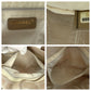 CHANEL Tote Bag Canvas, Leather beige Tote Bag Shoulder Bag New travel line Women Used Authentic
