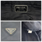 PRADA Shoulder Bag 1BD671 Nylon Black SilverMetal Shoulder Bag Messenger bag Test Triangle With logo Women Used Authentic